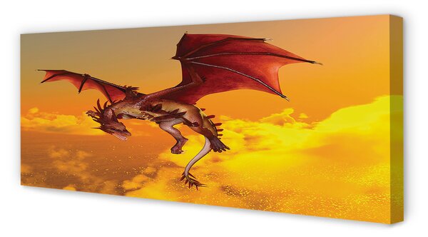 Tablouri canvas Cer nori dragon
