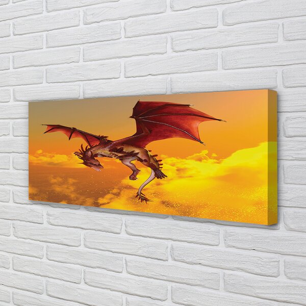 Tablouri canvas Cer nori dragon