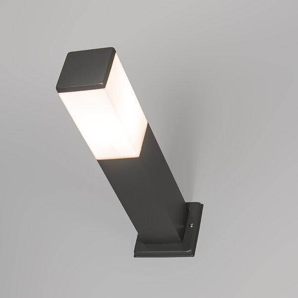 Lampă de stradă inteligentă pentru exterior gri închis 45 cm inclusiv WiFi P45 - Malios