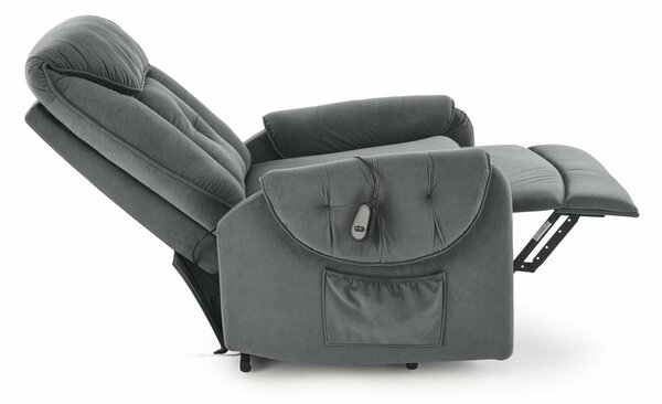 Fotoliu recliner Houston 1947Gri inchis, 9x8x10cm, Tapiterie