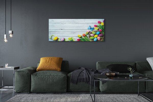 Tablouri canvas Ouă de lalele fluture
