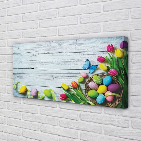 Tablouri canvas Ouă de lalele fluture