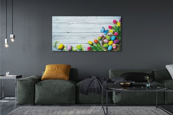 Tablouri canvas Ouă de lalele fluture