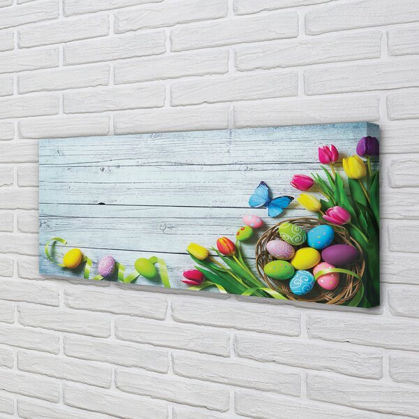 Tablouri canvas Ouă de lalele fluture