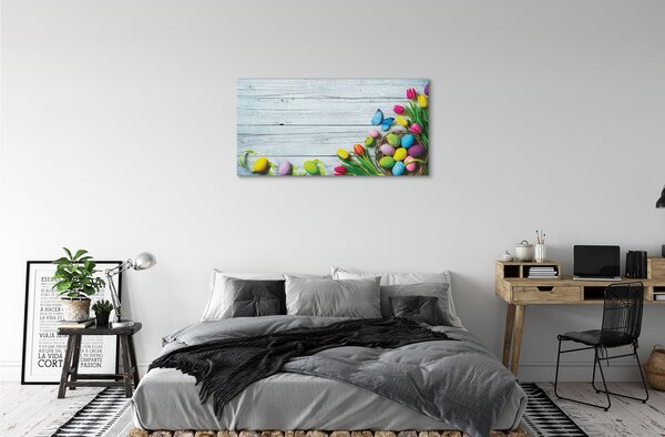 Tablouri canvas Ouă de lalele fluture