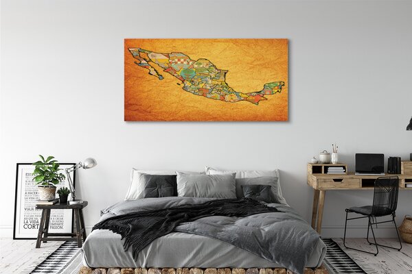 Tablouri canvas Harta colorat