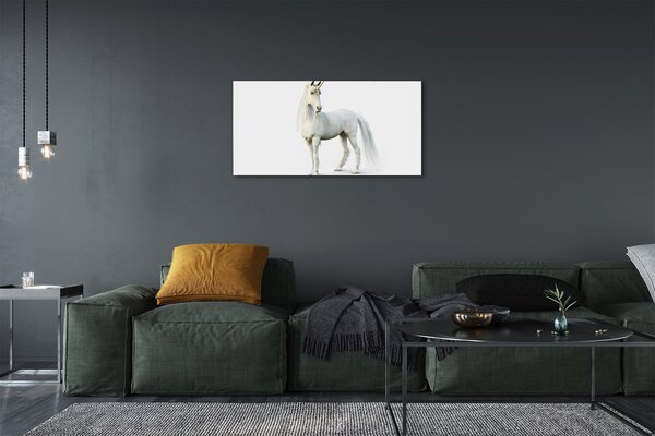 Tablouri canvas inorog alb