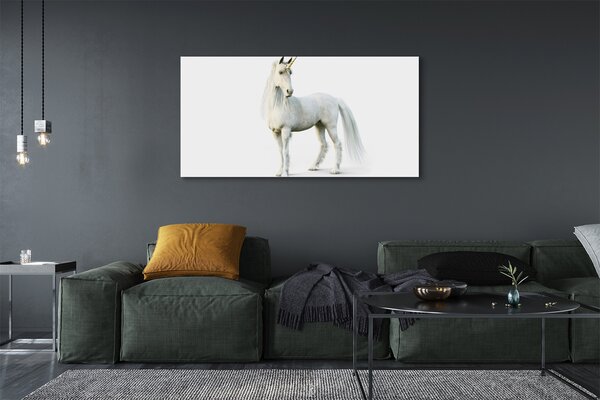 Tablouri canvas inorog alb