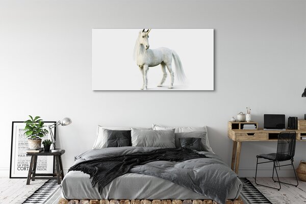 Tablouri canvas inorog alb