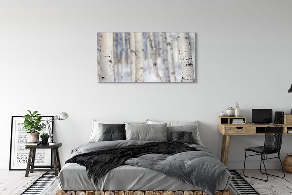 Tablouri canvas Copaci de zăpadă de iarnă