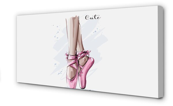 Tablouri canvas pantofi de balet roz
