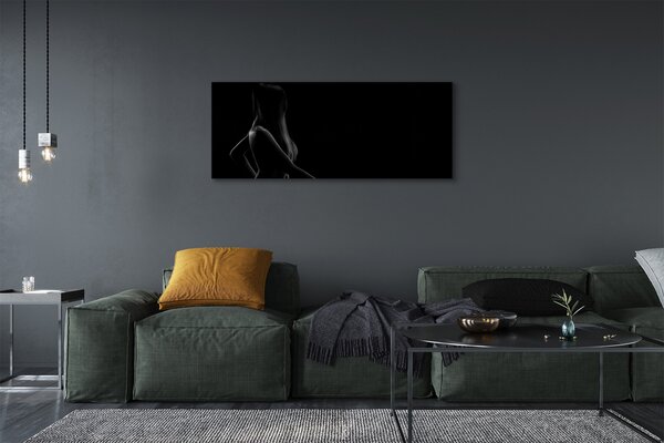 Tablouri canvas Femeie păr lung