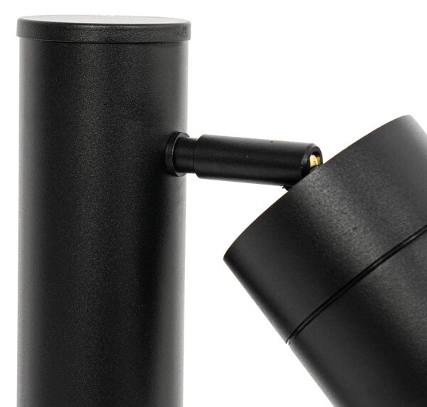 Lampa de exterior neagra 45 cm AR70 reglabila IP44 - Solo