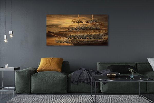Tablouri canvas nori de nave maritime