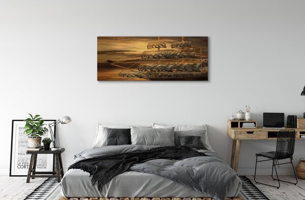 Tablouri canvas nori de nave maritime
