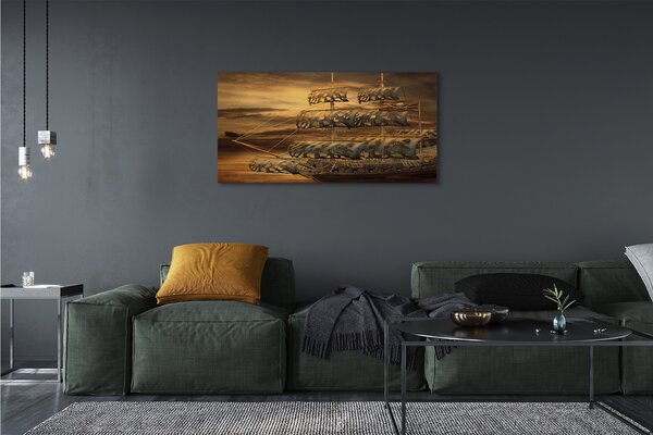 Tablouri canvas nori de nave maritime