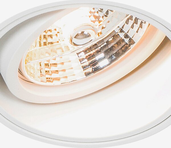 Spotlight modern îngropat alb fără rama - Impact 70