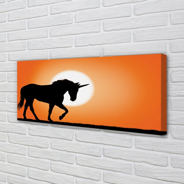 Tablouri canvas Sunset Unicorn