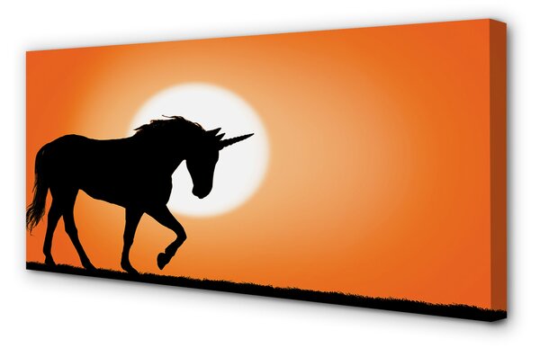 Tablouri canvas Sunset Unicorn