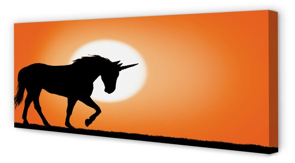 Tablouri canvas Sunset Unicorn