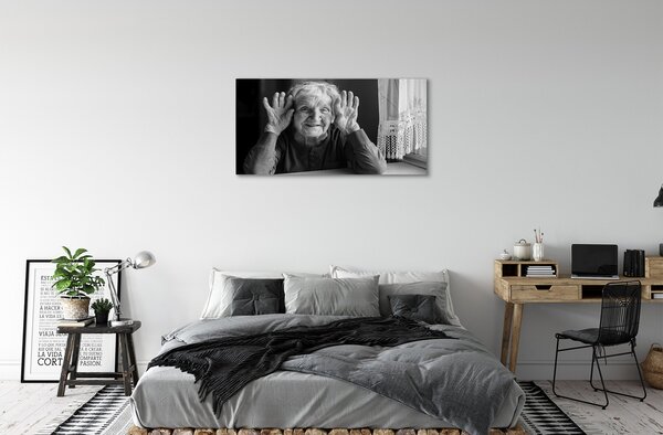 Tablouri canvas femeie bătrână