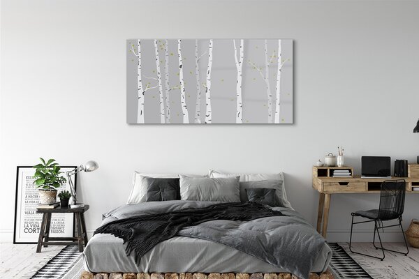 Tablouri canvas Ilustrarea mesteacăn