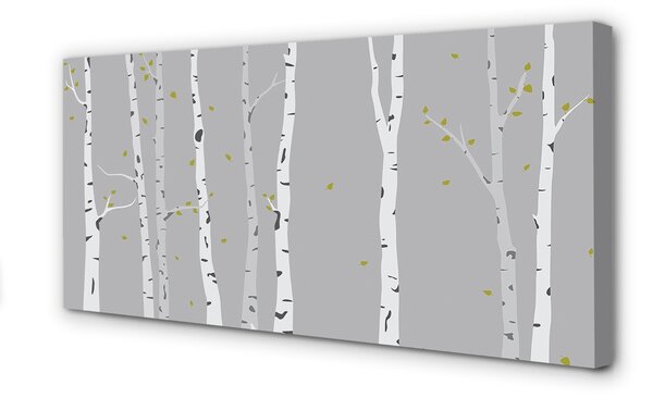 Tablouri canvas Ilustrarea mesteacăn
