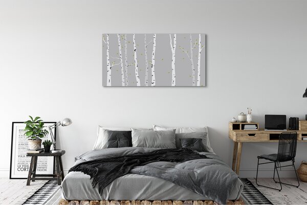 Tablouri canvas Ilustrarea mesteacăn