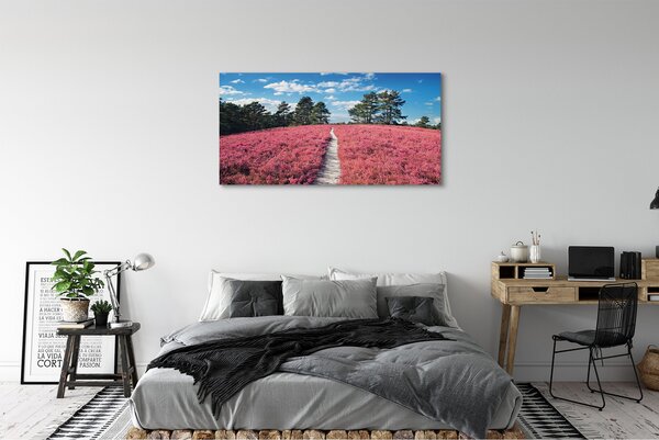 Tablouri canvas Câmp Heathers pădure
