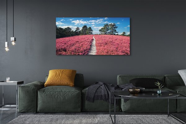 Tablouri canvas Câmp Heathers pădure