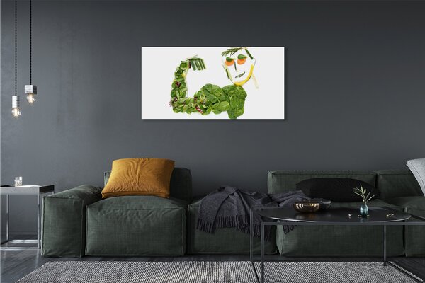 Tablouri canvas Caracter cu legume