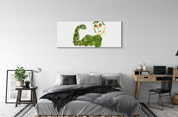 Tablouri canvas Caracter cu legume