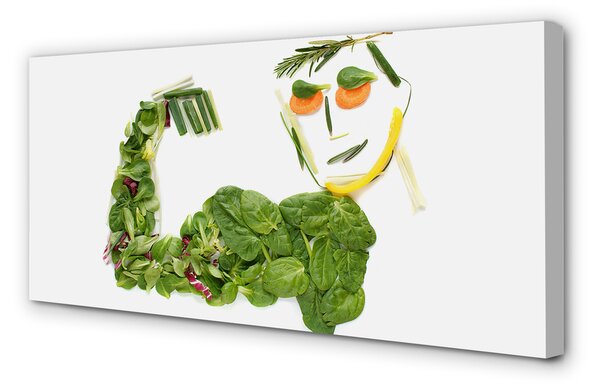 Tablouri canvas Caracter cu legume