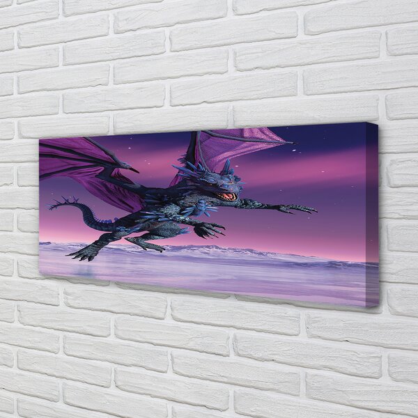 Tablouri canvas Dragon cer colorat