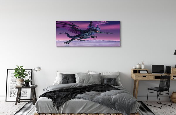 Tablouri canvas Dragon cer colorat