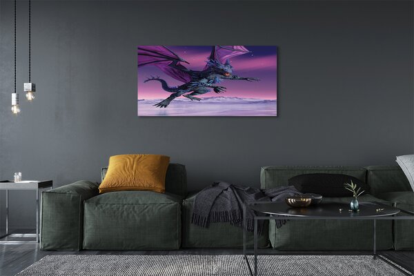 Tablouri canvas Dragon cer colorat