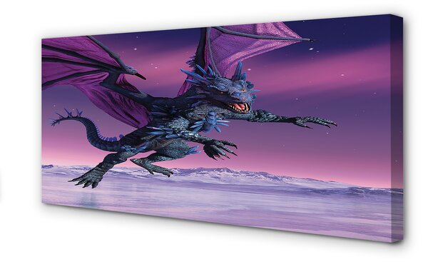 Tablouri canvas Dragon cer colorat