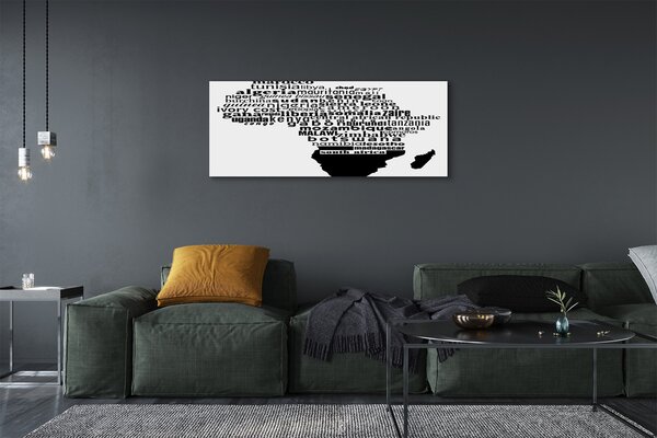 Tablouri canvas subtitrari alb-negru