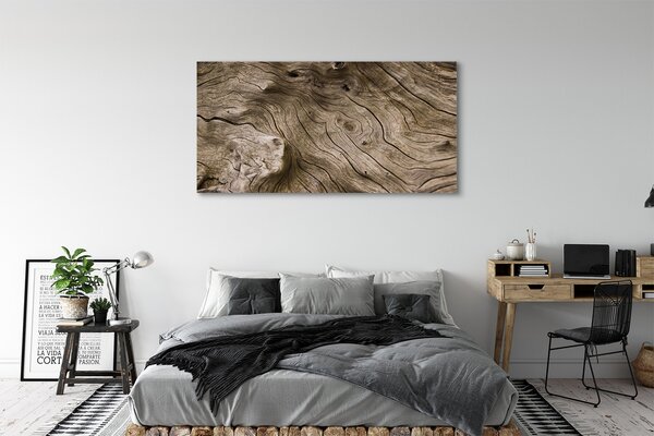Tablouri canvas noduri de cereale din lemn