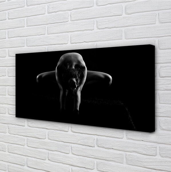 Tablouri canvas Femeie alb-negru