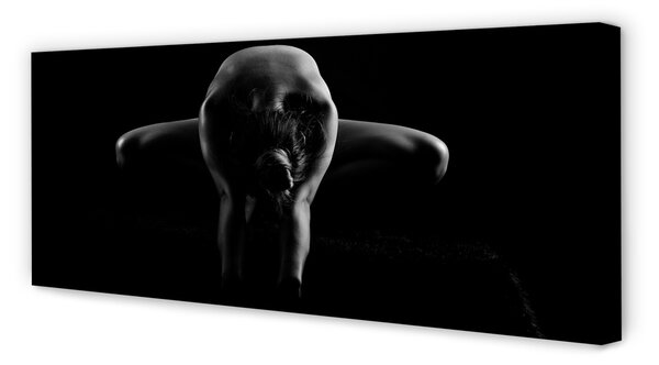 Tablouri canvas Femeie alb-negru