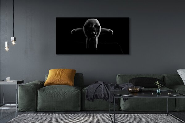 Tablouri canvas Femeie alb-negru