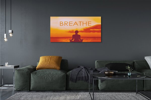 Tablouri canvas semn de soare Femeie