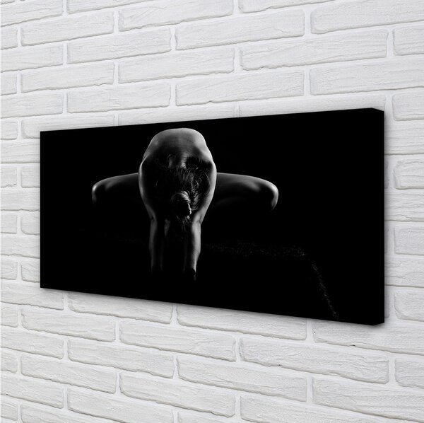 Tablouri canvas Femeie alb-negru