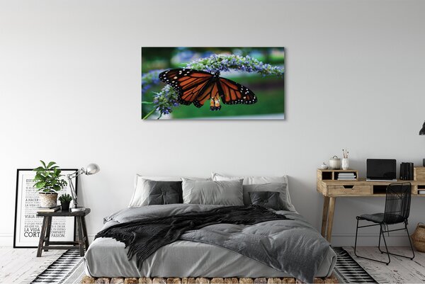 Tablouri canvas Fluture pe o floare