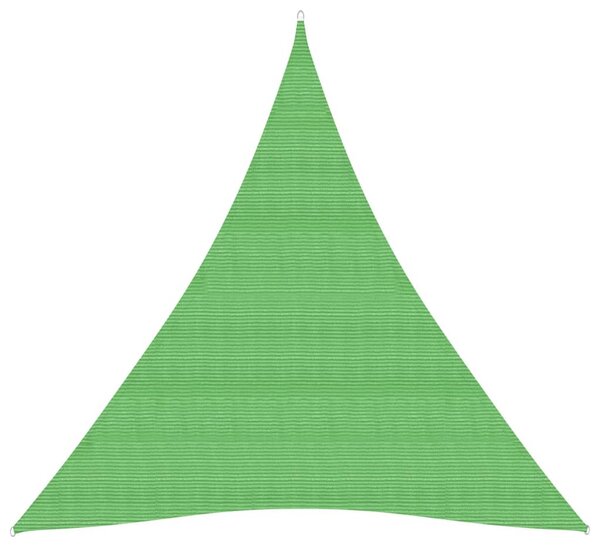 Pânză parasolar, verde deschis, 4x5x5 m, HDPE, 160 g/m²