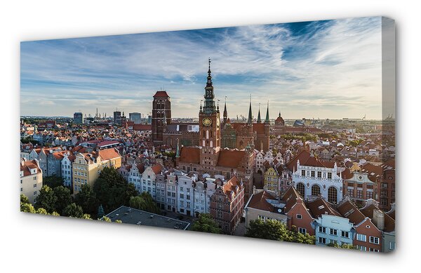 Tablouri canvas Biserica Gdańsk Panorama