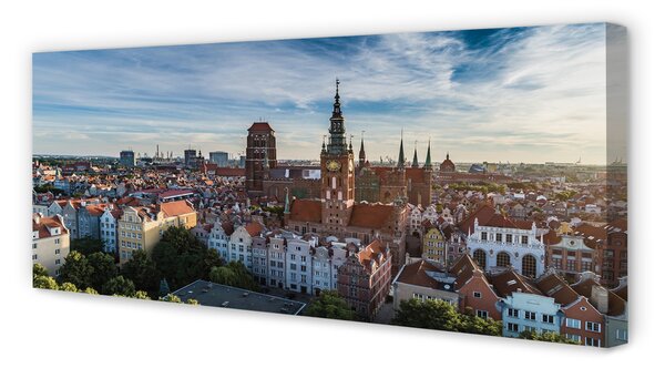 Tablouri canvas Biserica Gdańsk Panorama