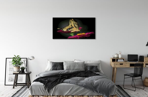 Tablouri canvas Fluture pe o floare