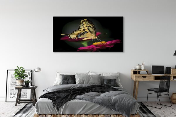 Tablouri canvas Fluture pe o floare